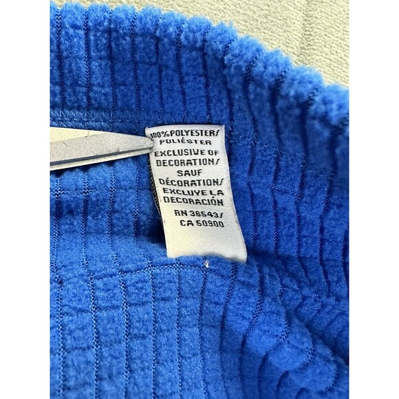 Izod PerformX Waffle Knit Jacket Mens XL Full Zip Blue Running Outdoors Golf - Picture 7 of 12